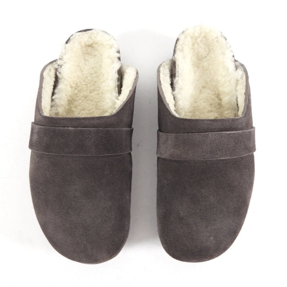 Brochu walker abbot suede leather mule clog NEW